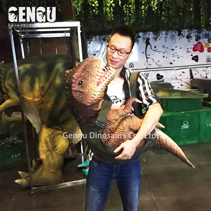 T-Rex динозавр, Ручные куклы, аниматронный динозавр, малыш