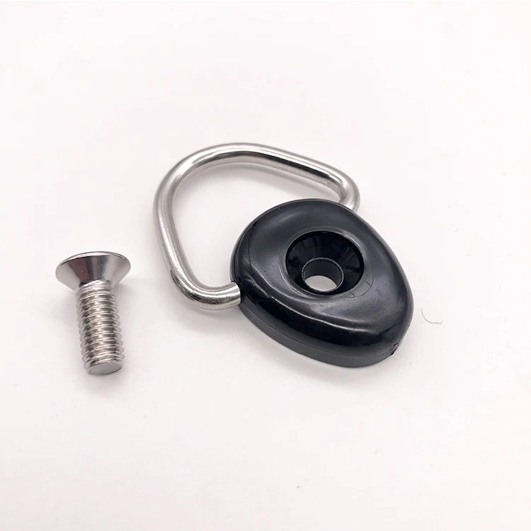 
kayak DIY repair accessories oval D-ring durable plastic stainless steel with screw kit 