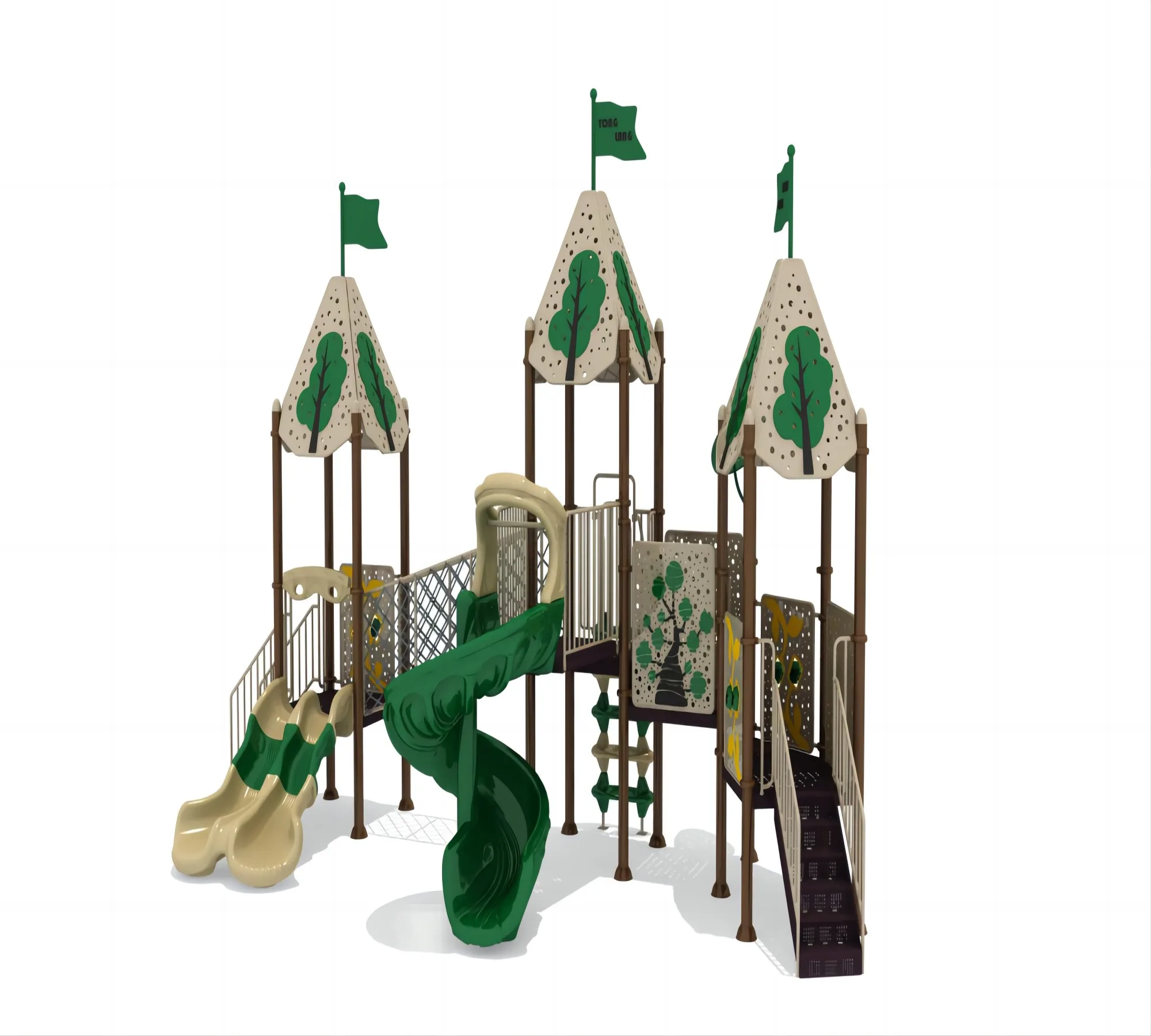 High quality playground outdoor equipment playground kids slide playground for kids