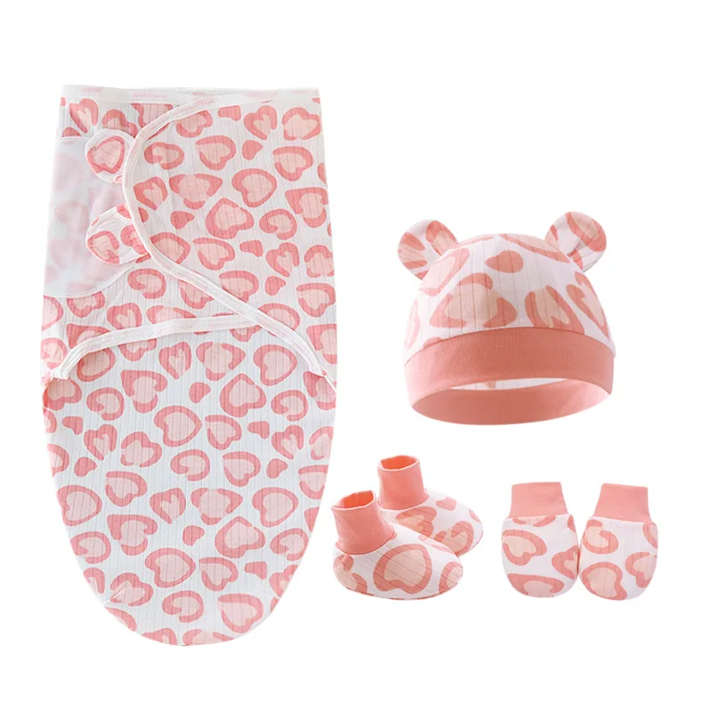 Organic Cotton Baby Sleeping Bag Newborn Baby Swaddle Blanket Wrap Bedding for Comfort and Warmth