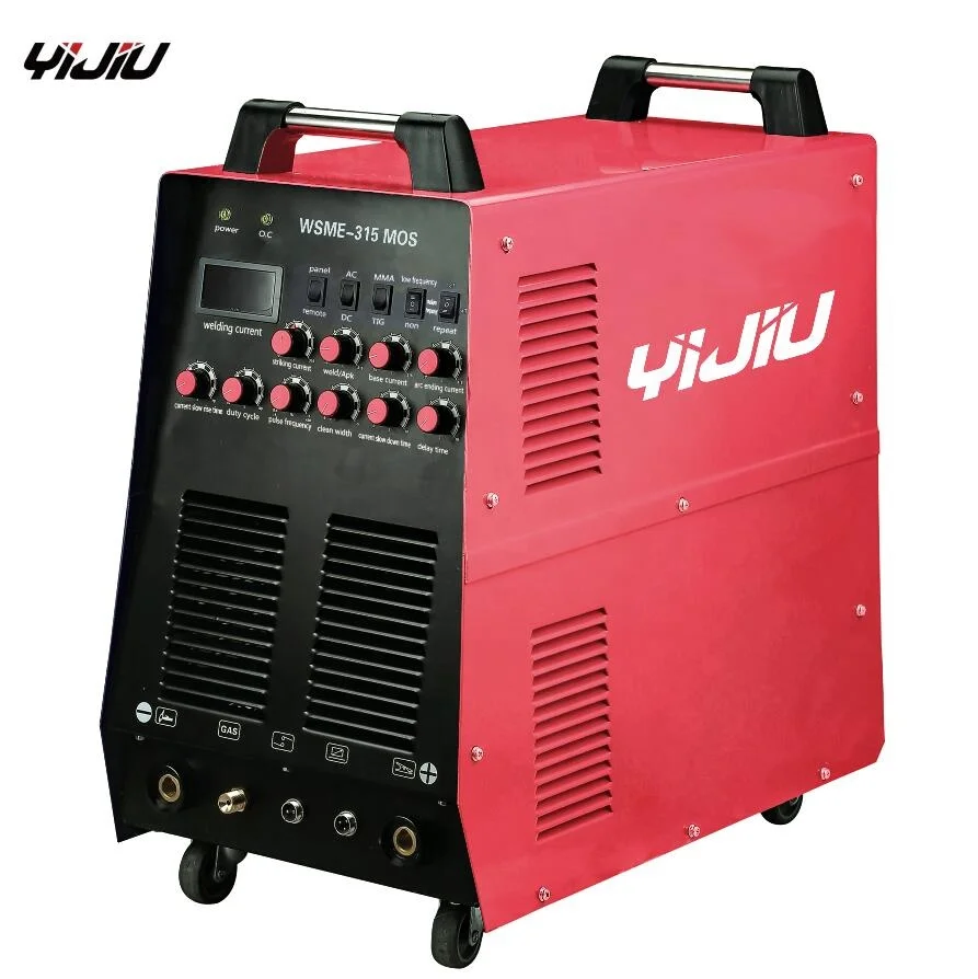 YIJIU WSME-315 Professional Factory MOS Inverter TIG soldadora 315A 380V Pulse TIG Welding Machine puls AC/DC