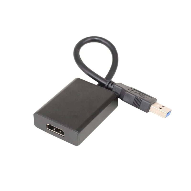  1080P USB 3 0 штекер-HDMI гнездо видео конвертер адаптер кабель для ноутбука HDTV