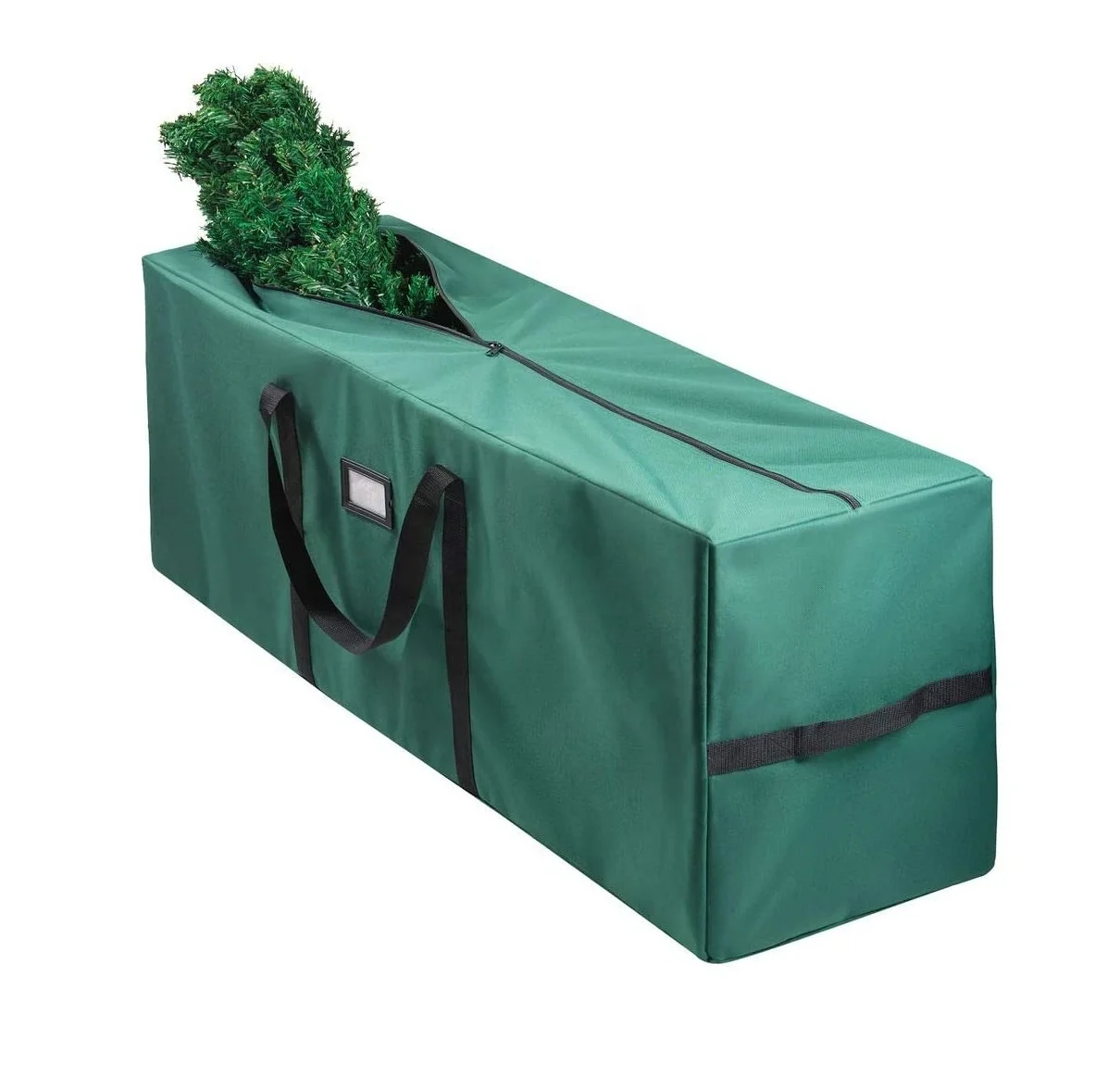 christmas tree bag for heavy christmas tree storage tote (CANVAS)fits 8 FT Artificial dissembled tree moving bags (1600372911730)