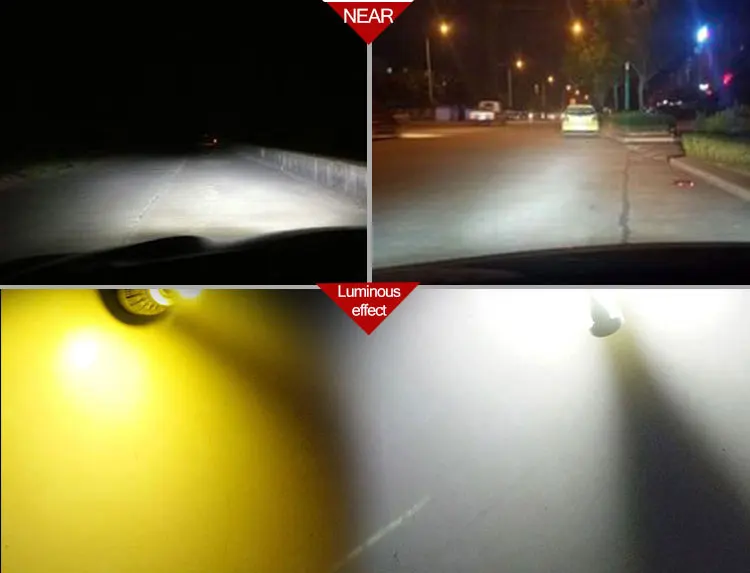 Yalifu Автомобильные светодиодные лампы 12 В C6 36 Вт 3800lm H3 высокой мощности H11 H7 Фары 6000k для автомобиля грузовика