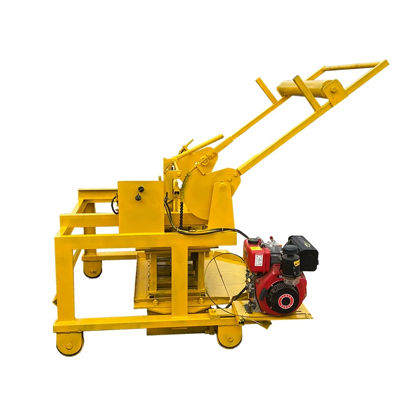 Direct Supply Qmy4-45D Mobile Brick Making Machinery Diesel Powered Brick Making Machine