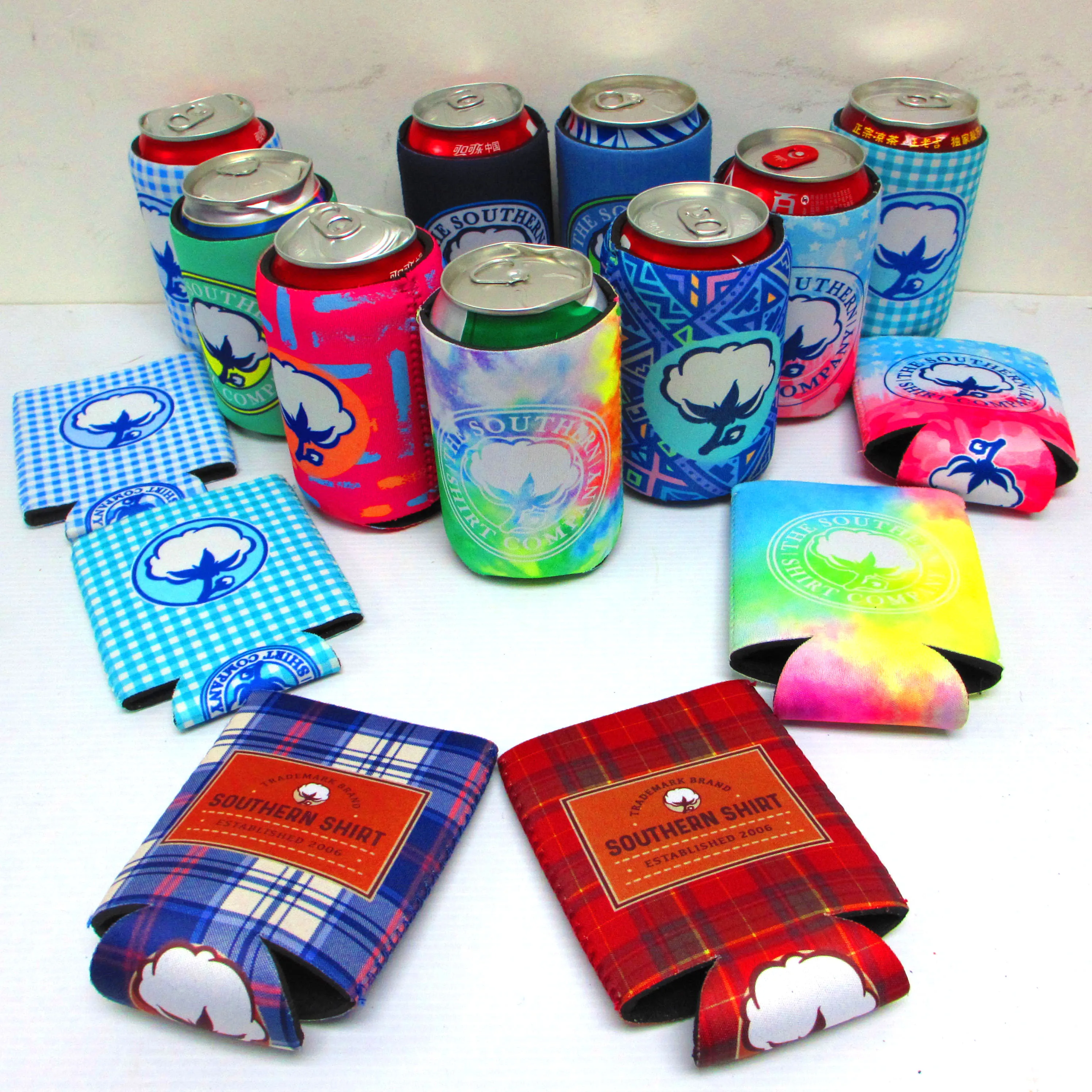 Full color printing can cooler