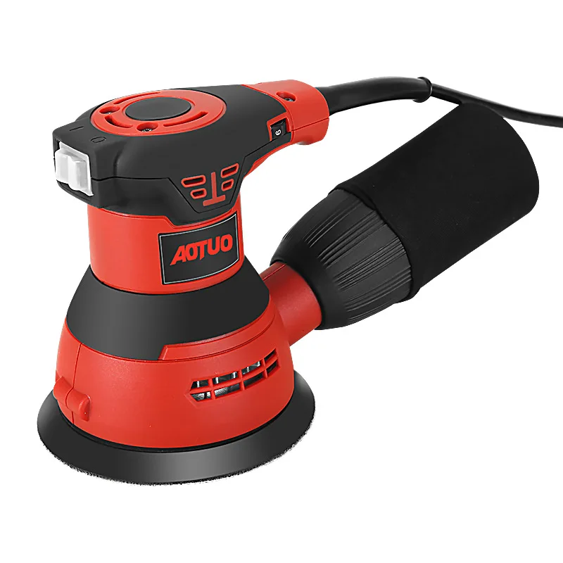 300W High Power DIY Floor Polisher Car Waxing Machine 125mm 5' Random Orbital Electric Sander Set Wall Putty Grinding Tools