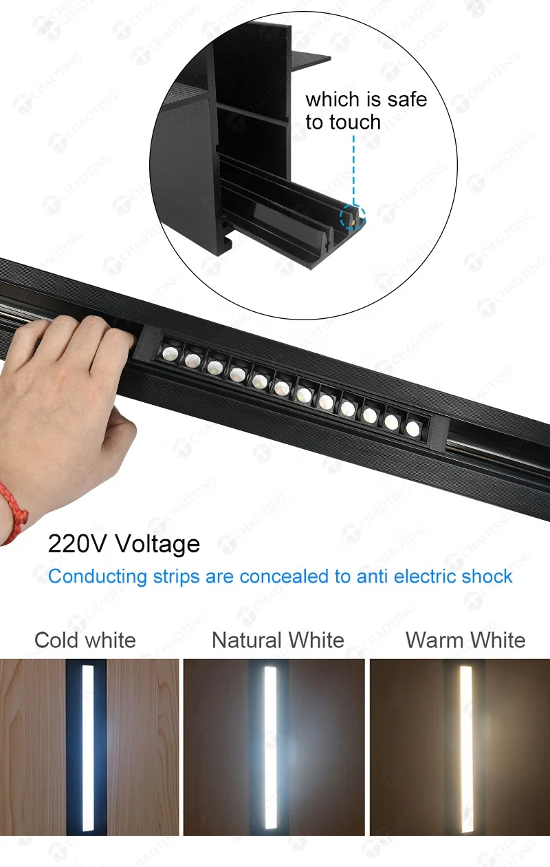 Лидер продаж современный Megneteic Triac Dimmer COB Tracklights от производителя магнитные лучевые рельсовые лампы встроенное светодиодное магнитное освещение
