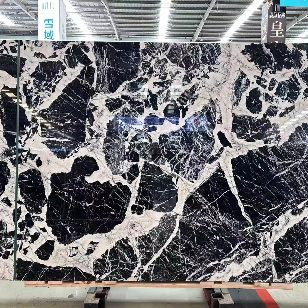 Natural Italy Black Marble Slab