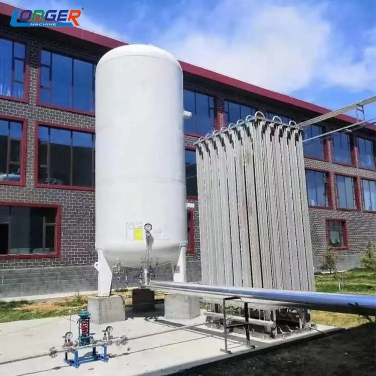 Cryogenic Industrial Liquid Storage Tank 10m3 Cryogenic Vessel High Quality Cryogenic Liquid Oxygen Nitrogen Storage Tank