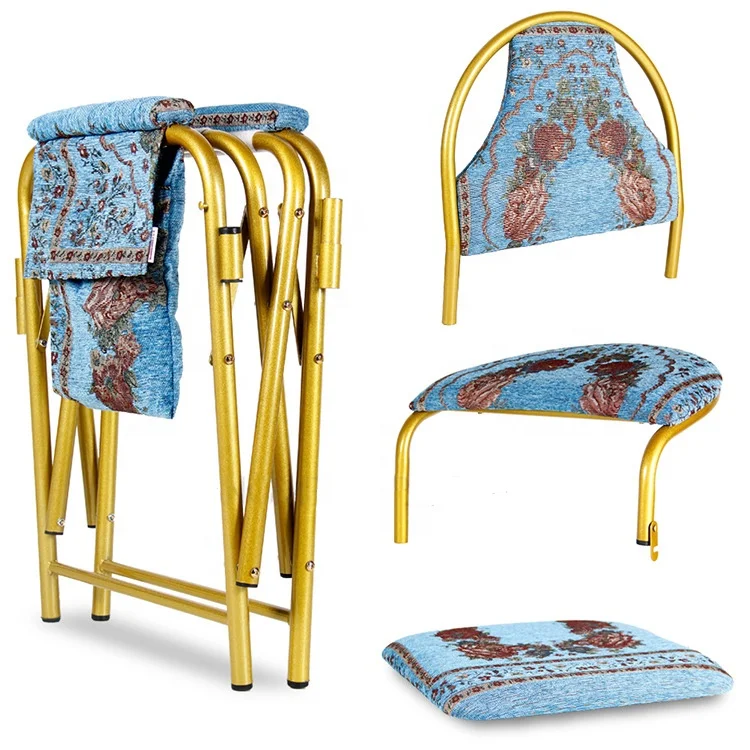 different color metal Islam muslim prayer chair