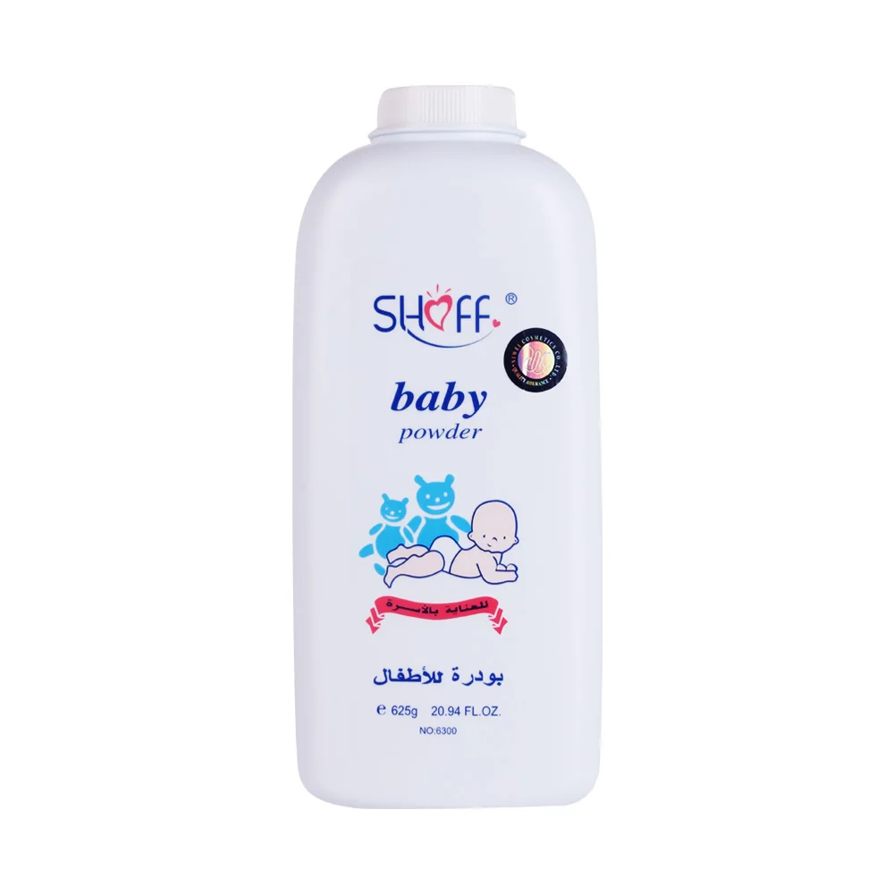 
Yozzi baby SHOFF wholesale OEM/ODM Private Label 625g smoothing organic baby skin care talcum powder 