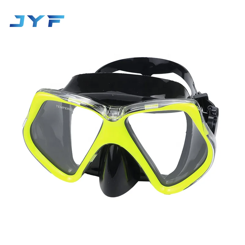 Cost Effective JYF Brand Adult Diving Mask Scuba Free Snorkel Diving Equipment with Medical Grade Silicone