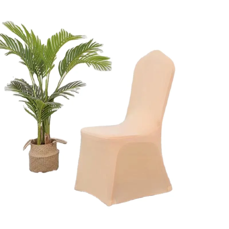 The factory directly wholesale sells Hotel spandex white chair covers, which are suitable for banquets and weddings