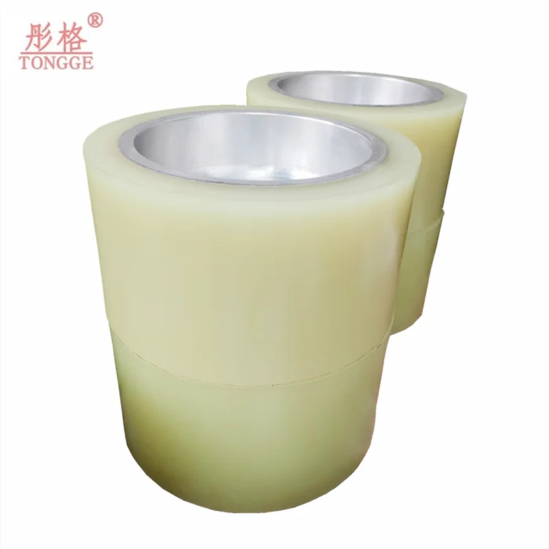 Mining  Equipment Spare Parts Rubber Driving Wheel Polyurethane Roller Urethane Roller PU Roller For