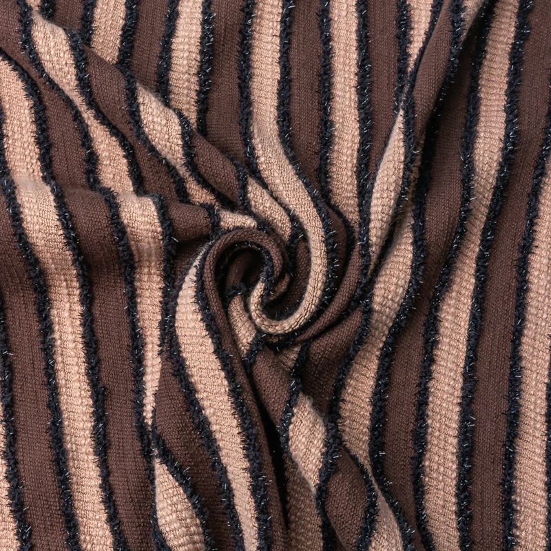 KEER China Factory Customization Soft Touch Feeling Viscose Polyester Garments Brocade Jacquard Fabric