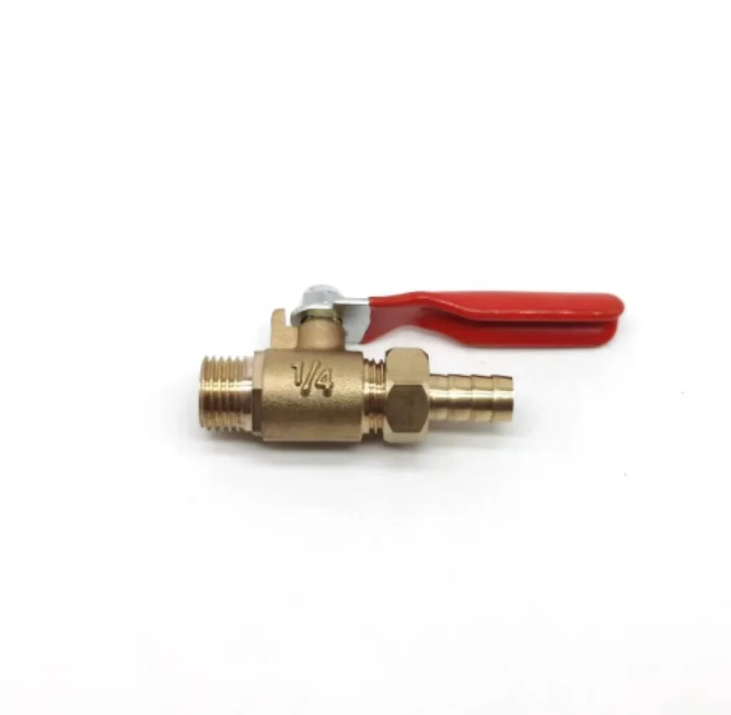 Brass Ball Valve 1/4 Inch Water Oil Gas Use New Design Male Thread OEM Ball Valve