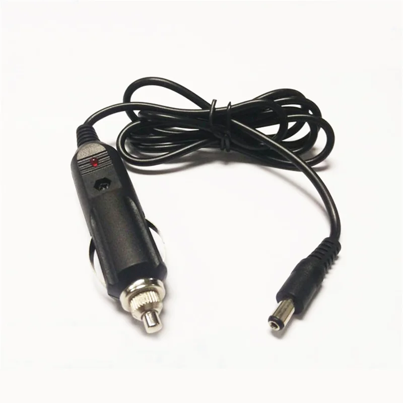 12V24V автомобильный прикуриватель штекер к DC 5,5x2,1 мм разъем 3A DC штекер Адаптер питания для вентилируемой подушки грузовик 4,29 фута