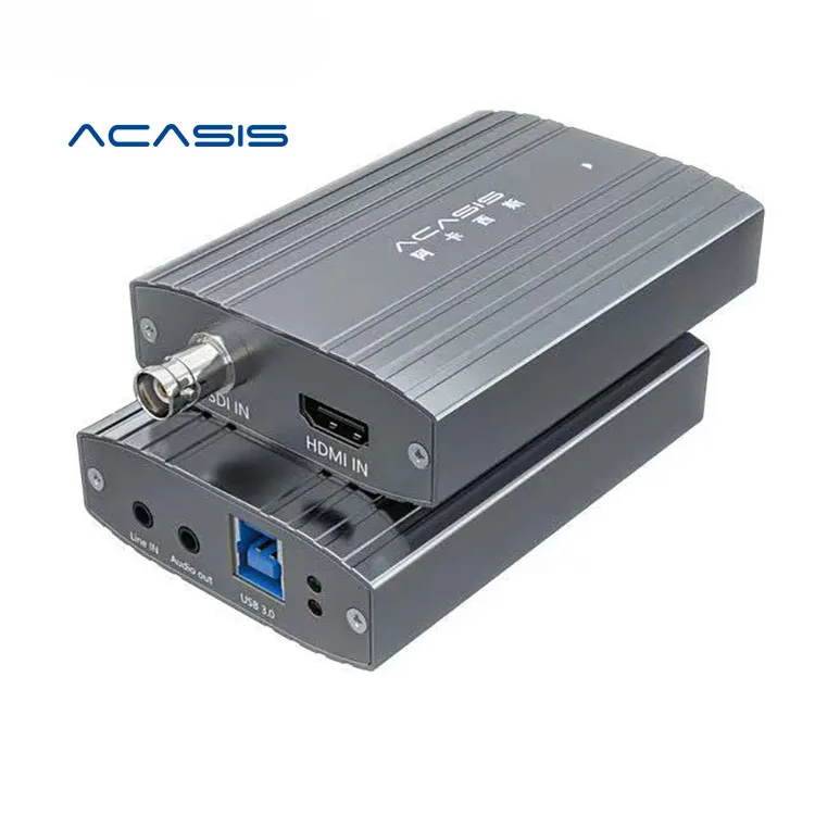 Acasis 2 Channel SDI&HD USB3.0 Video Capture Card Switch 1920*1080 60FPS for PS4 Game Live/NS Camera 4K Recording Acasis 2