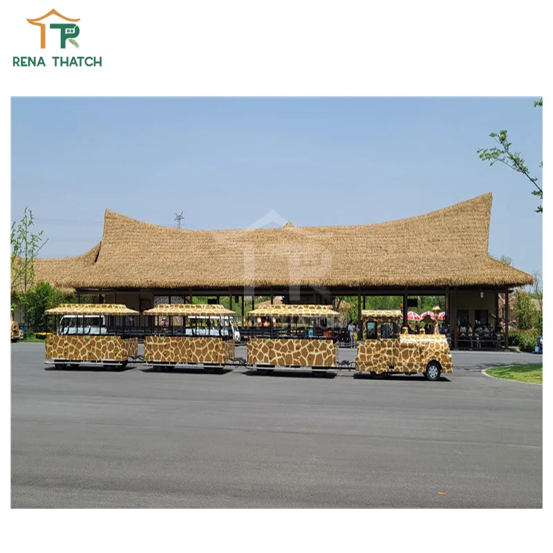 Огнезащитный синтетический тростник крыша Бельведер