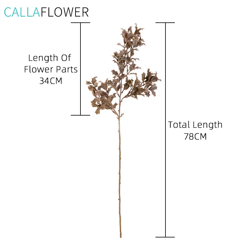 MW82107 Wholesale Artificial Flower Plant Artificial Plastic Artificial Leaf Branch For Wedding Decoration