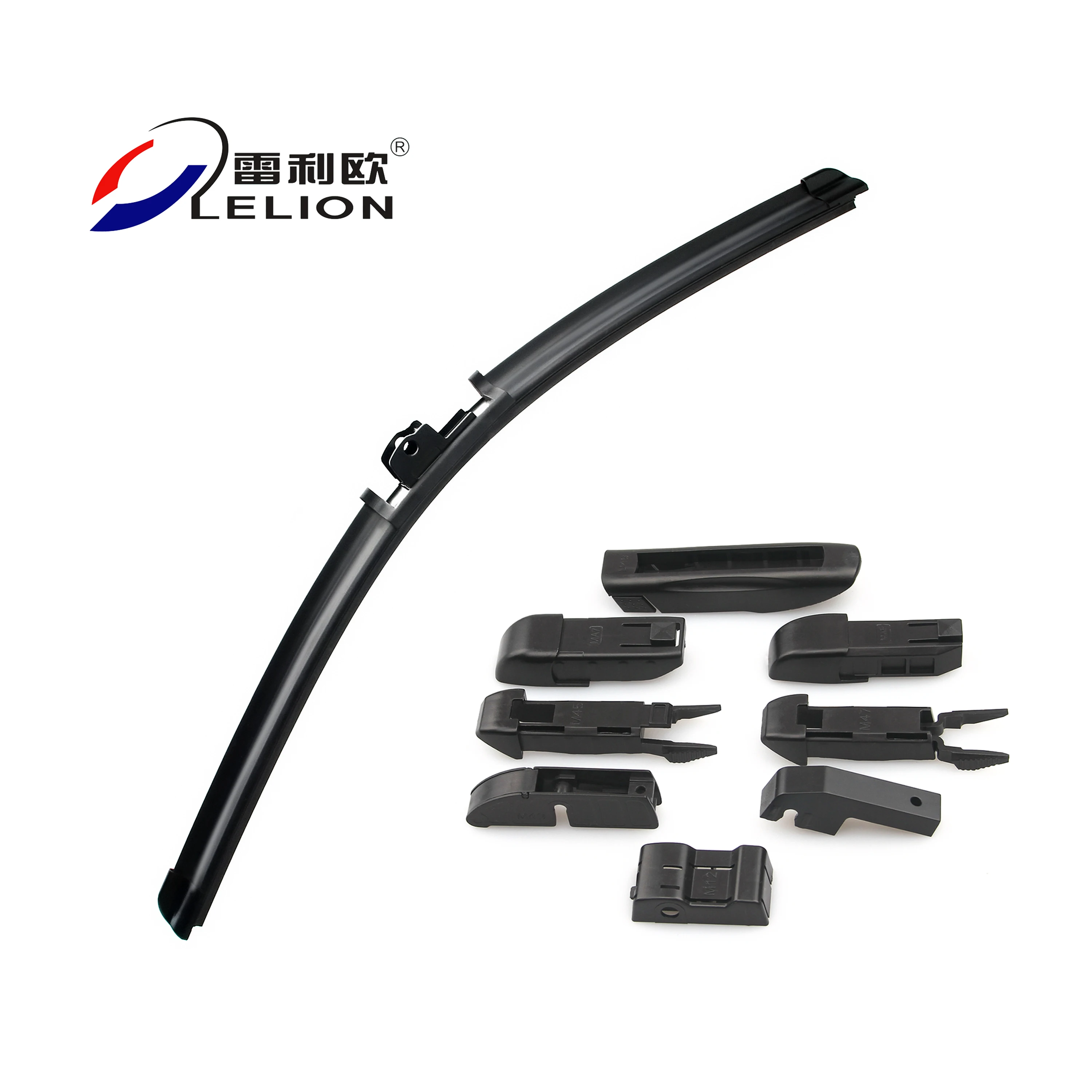 LELION High Quality Windshield Clear Natural Soft Wiper Blades Multi function Replaceable 8 Adapter Windscreen Wiper Blade