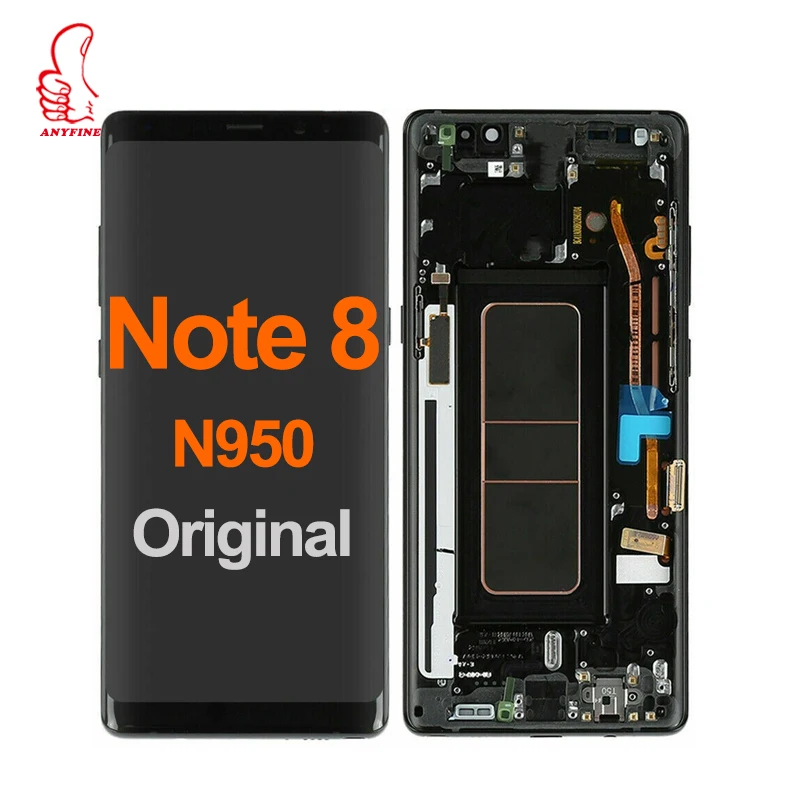 Примечание 8 оригинальный диджитайзер экрана для samsung Galaxy note 8 ЖК дисплей для note 8 сенсорный экран ЖК-дисплей для samsung Galaxy note 8 с ЖК-дисплеем