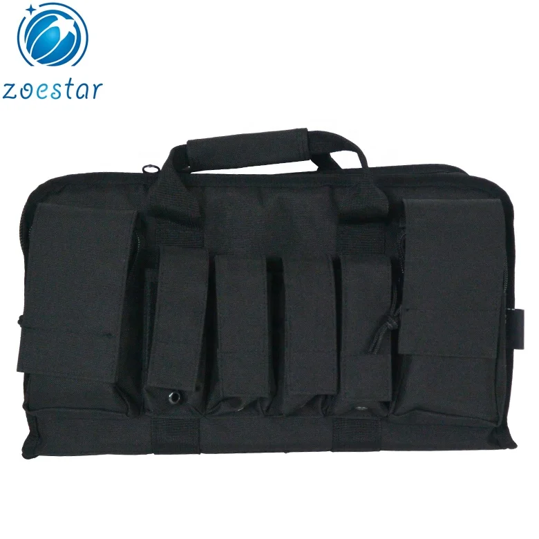 Tactical Training Holder Case Padded Gun Bag Range Carry Tote Bag