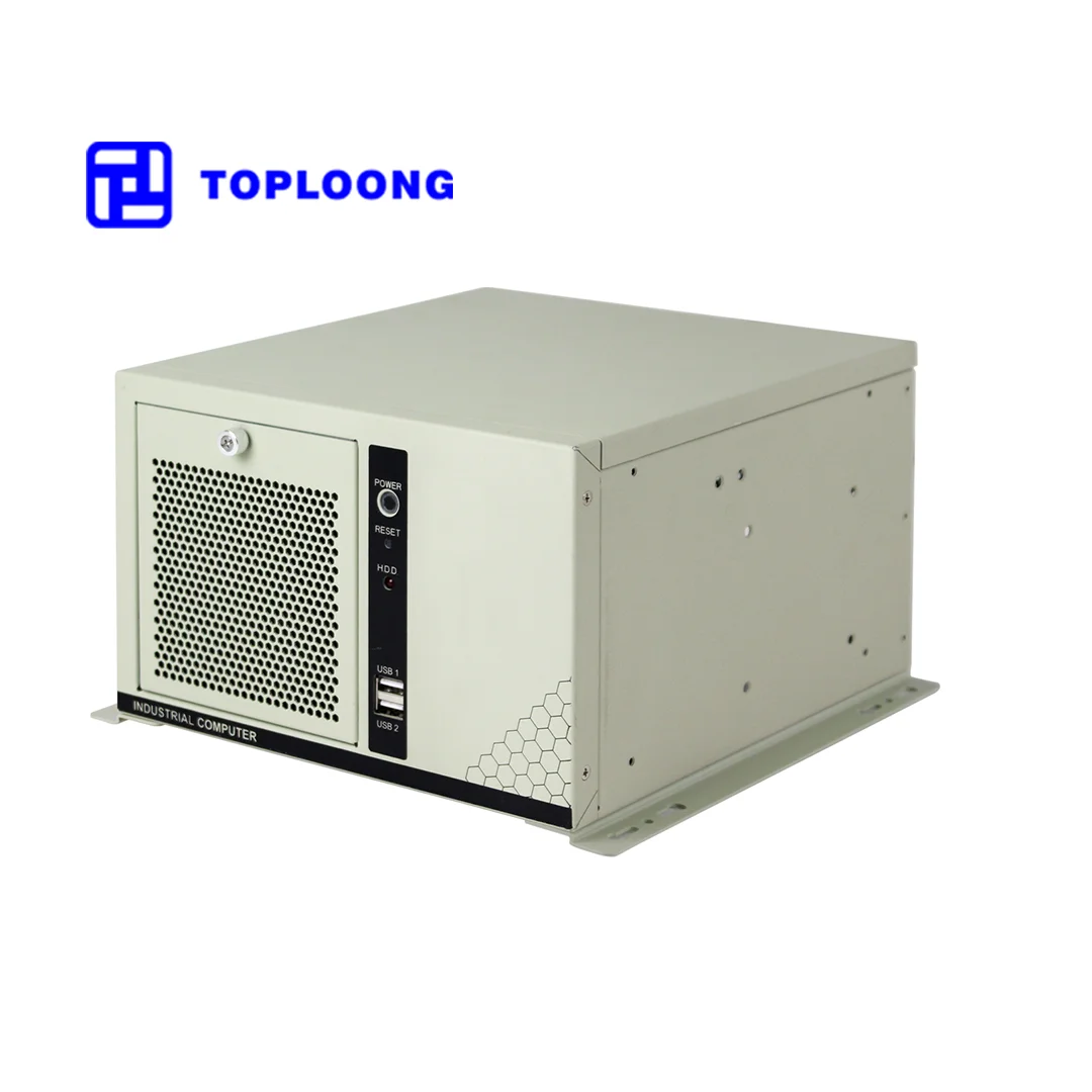 Rts Tp2143 Mini Itx Pc Industrial 2 Full-Height Pci Slots Wall Mount Server Case Box Hdd Bay Psu Chassis Flex 1U Psu