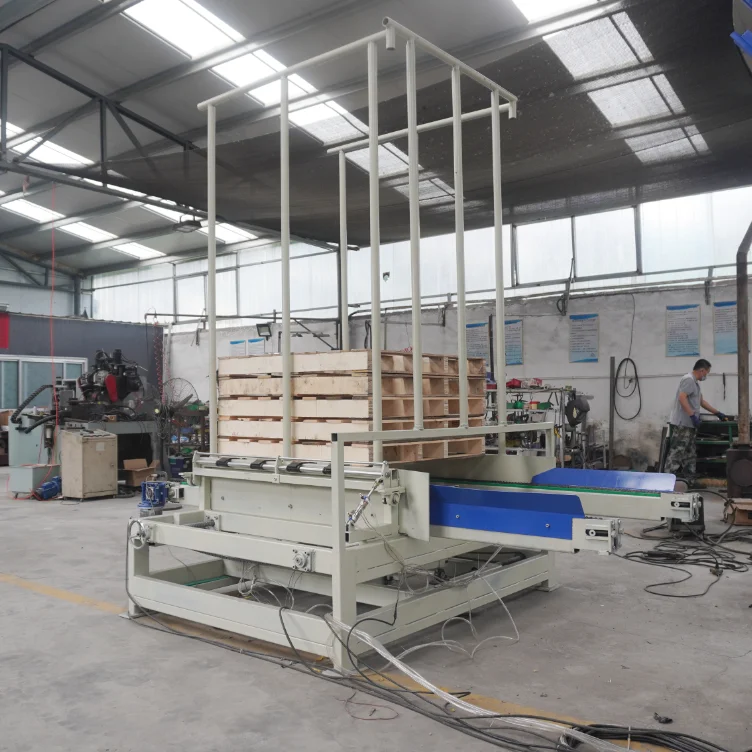 Euro pallet stacker machine