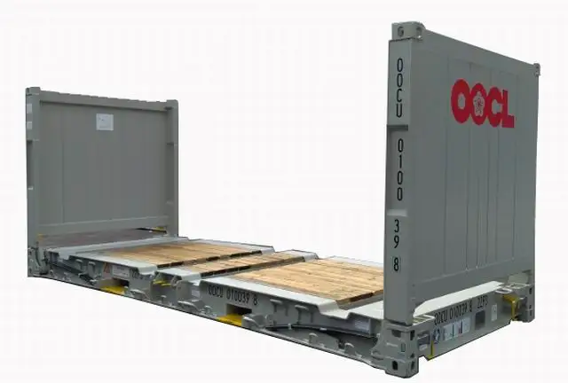 
20ft Flat Rack Container Factory Isolated Container CN;JIA DFIC N/A 