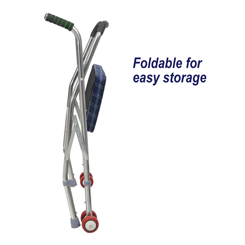 Hot Selling Aluminum Lightweight Rollator 2 Wheel Walker with Seat for Adults