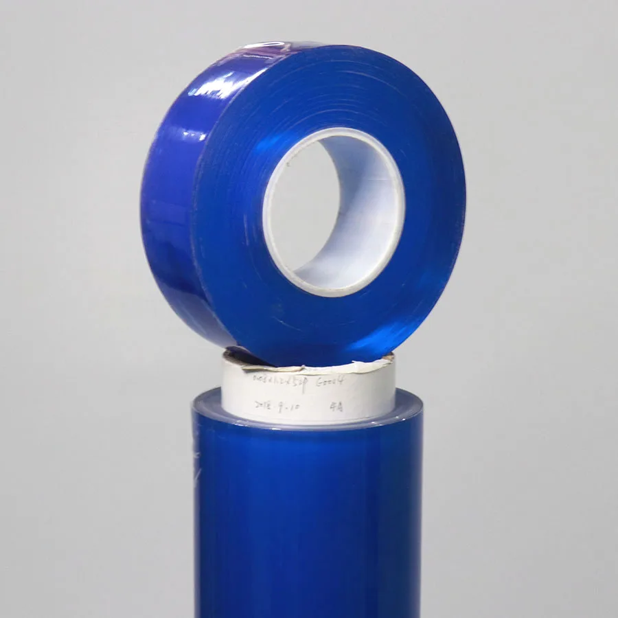 Корейский рынок синяя поверхность стекла ПВХ защитная пленка