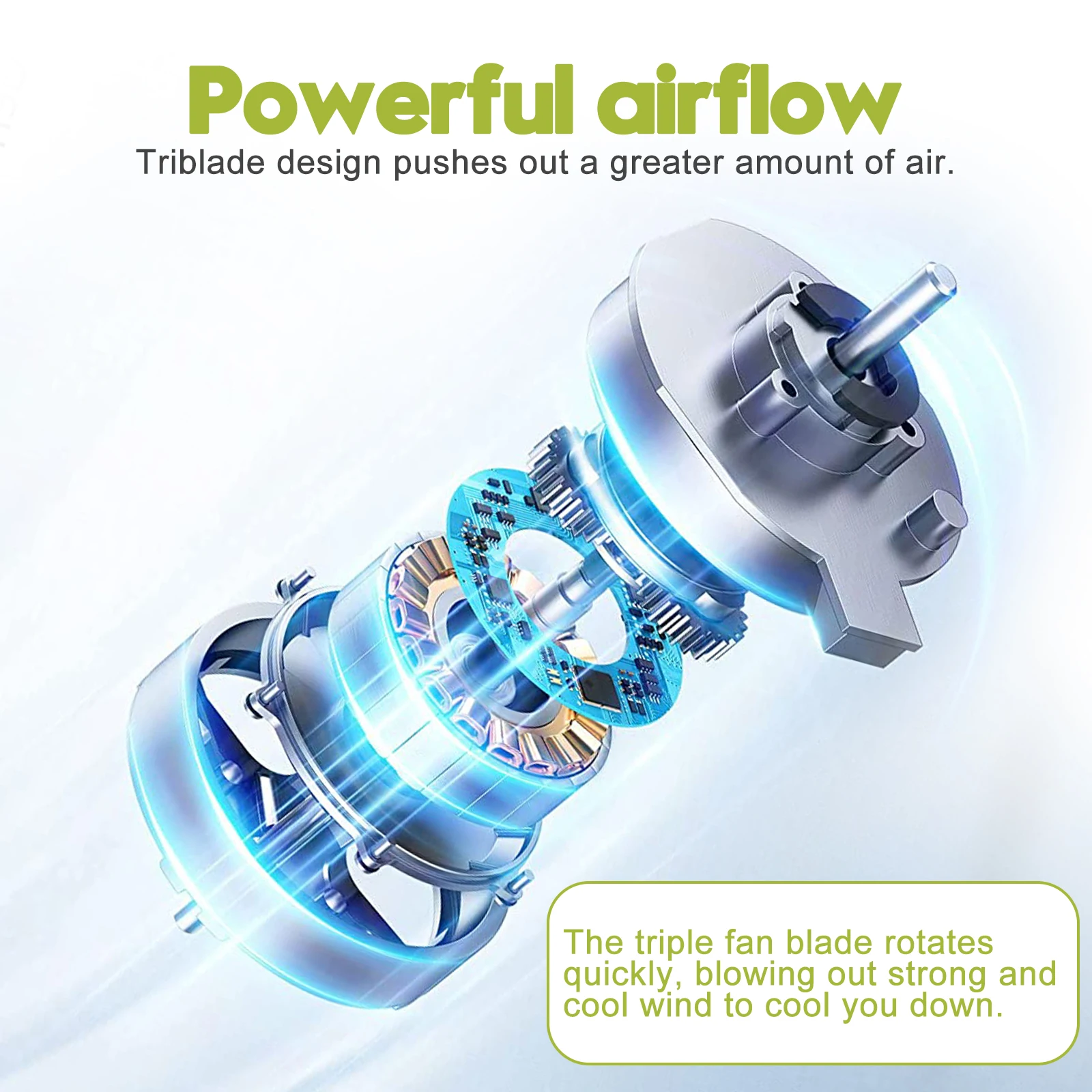 Solar-Powered Camping Fan with LED Lantern 10400mAh Rechargeable Battery Timer Phone Charging and Eco-Friendly Fan