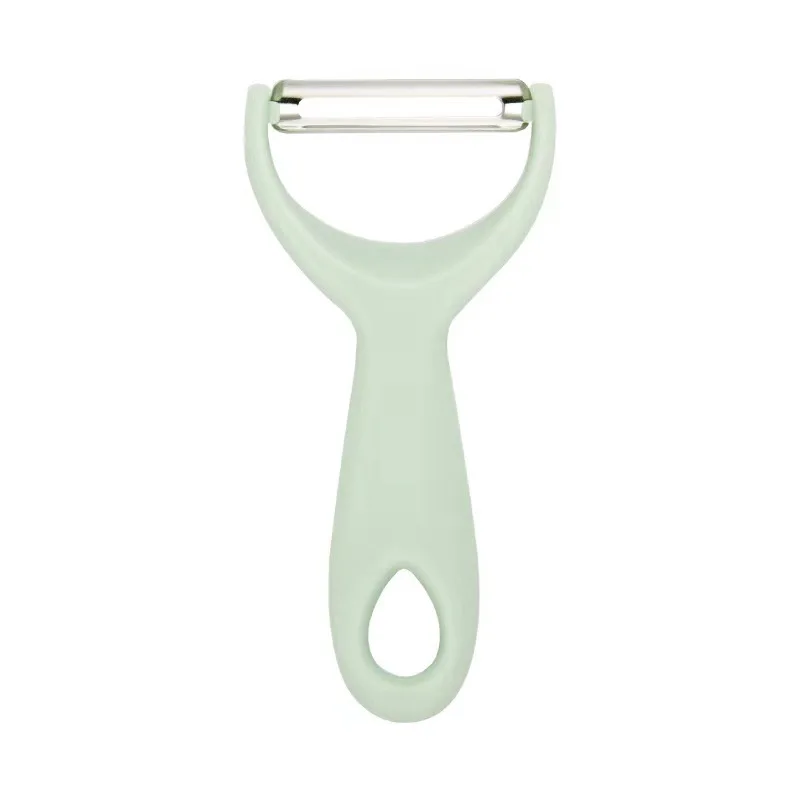 Thickening Stainless Steel Kitchen Tool Fruit and Vegetable Peeler with Plastic Handle for Peeling Carrots Potatoes More