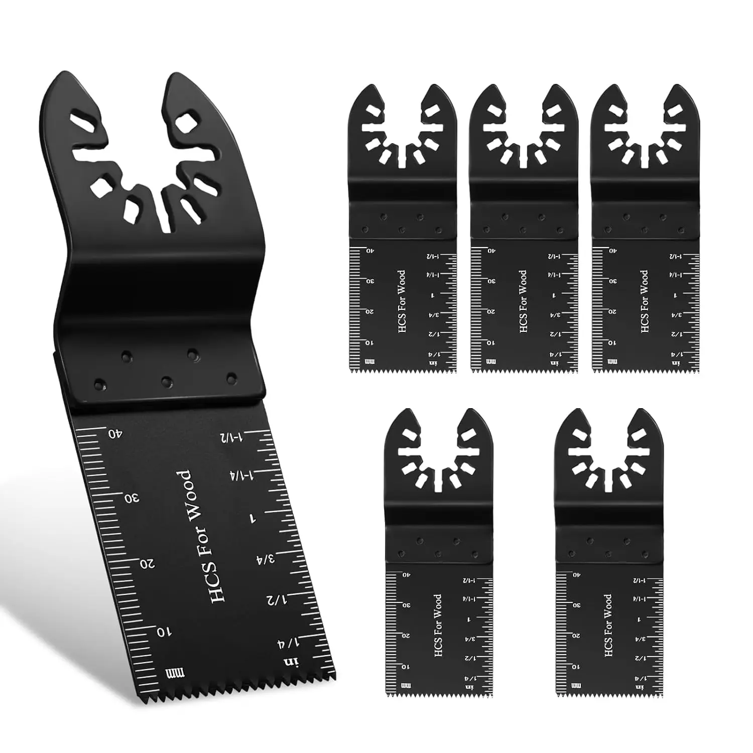PEXMIENTAS 34mm HCS Universal Quick Release Wood Plastic Oscillating Multitool Saw Blades