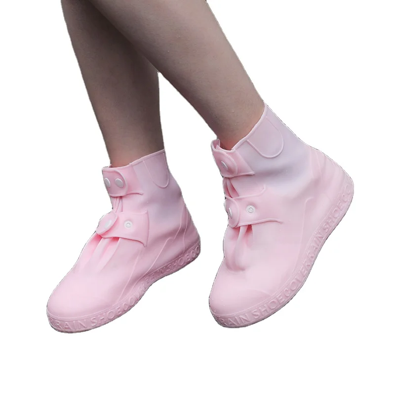 Waterproof non-slip silicone PVC rain shoe covers for men and women