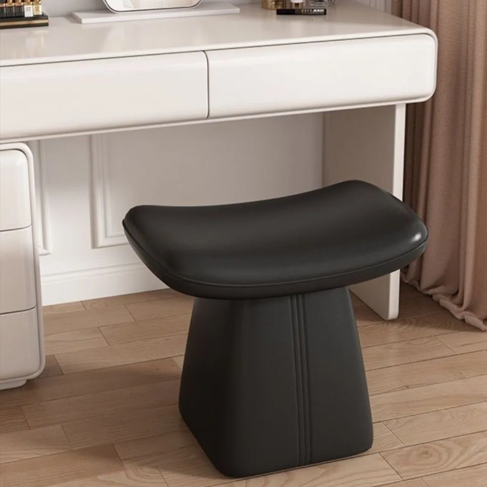 Italian makeup stool Nordic modern leather piano chair Bedroom Hotel Swivel chair