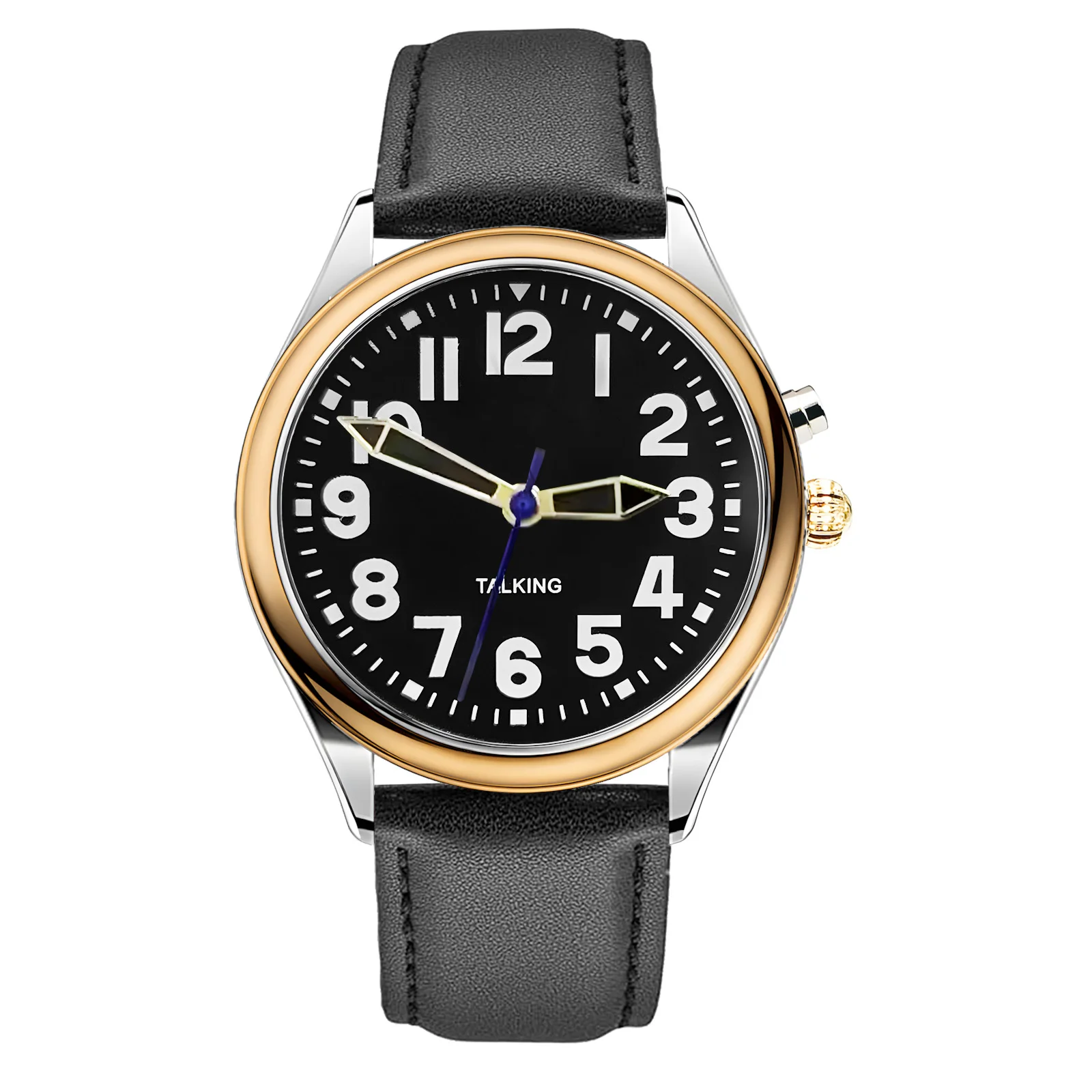 Golden Luxury English  Ladies talking Watch for the blind people or visually impaired people or old people