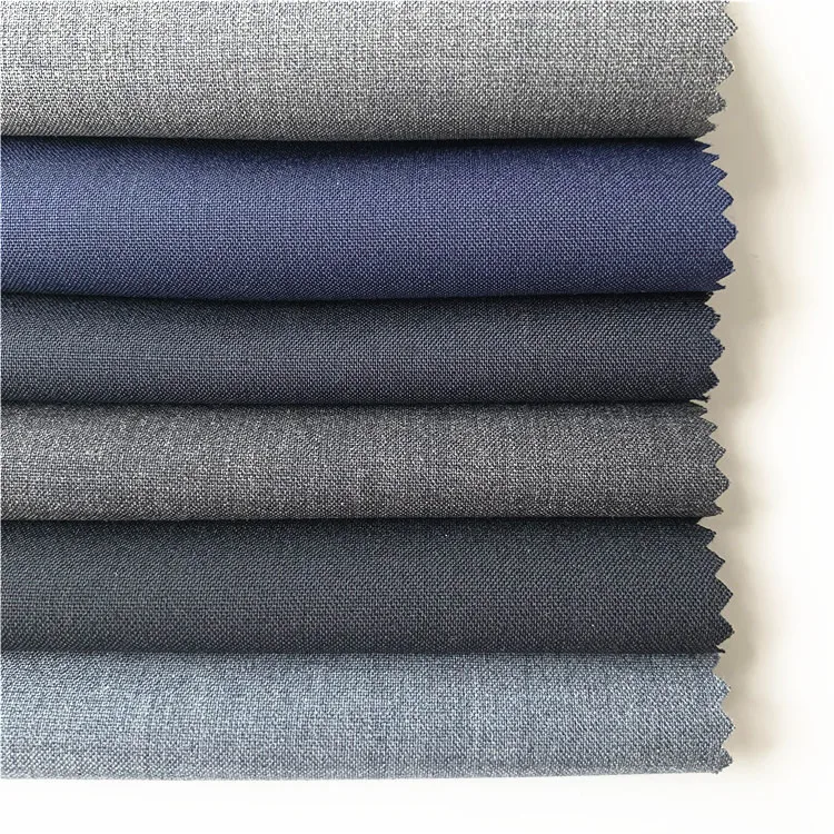 
high end quality 50% wool worsted poly spandex suiting fabric for making mens suits  (1600105904549)