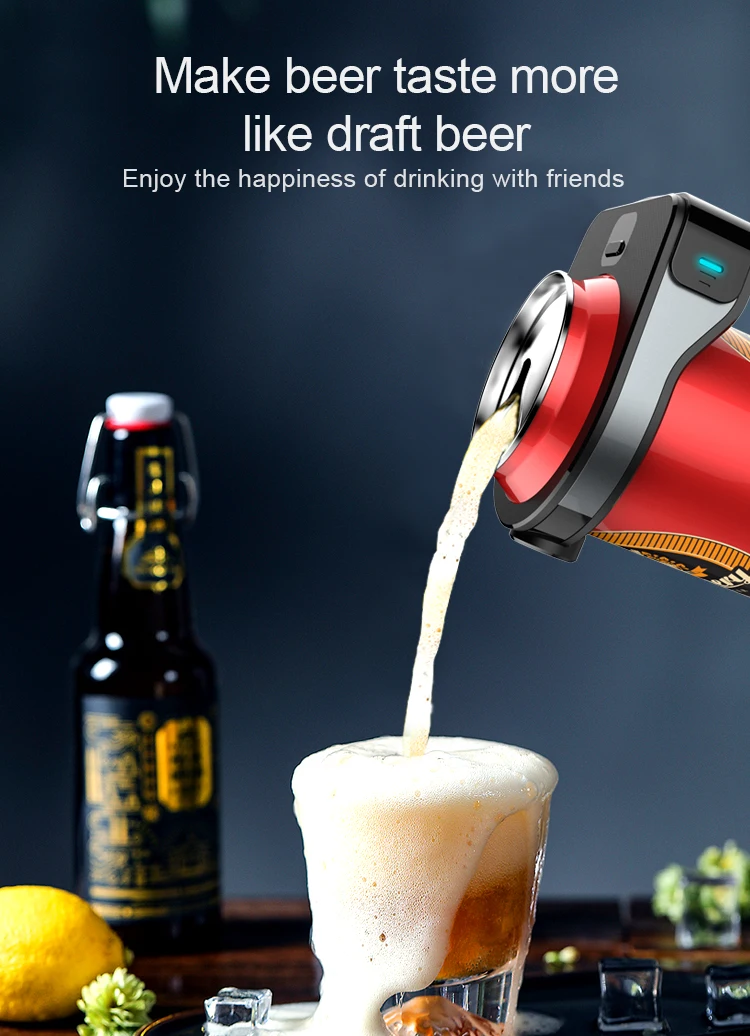 Electric Ultrasonic Mini Bar Accessories Home Party Beer Tower Dispenser Draft Beer Machine
