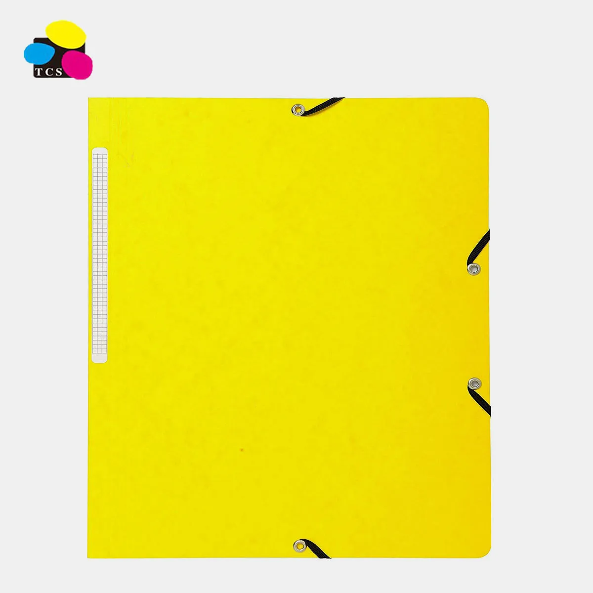 Handmade Paper File Folder Of 2-Flap With Elastic 10pcs packed Holding 200 Sheets For Office Stationery