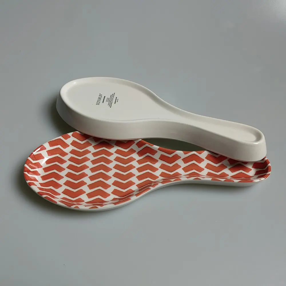 Professional Custom Design Melamine Spoon Holder Spoon Rest