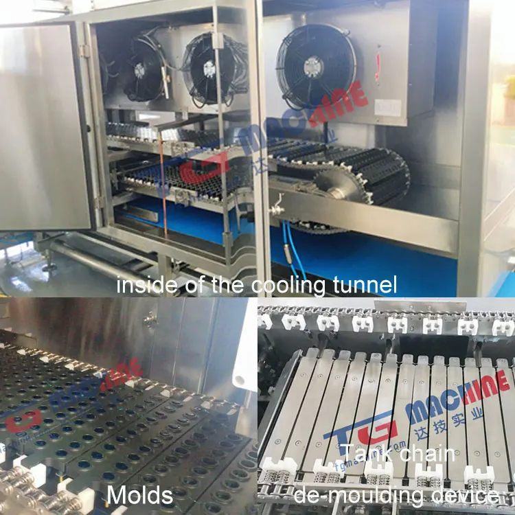 After-sales Service Provided halal bear gummy making machine vitamin fruit bear shaped gummy making machine