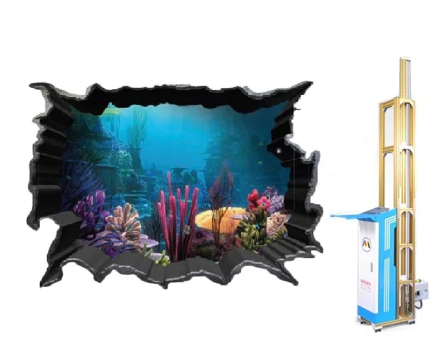 ZKMC Smart Indoor Outdoor ZKQ8 Vertical Mural Wall Printer