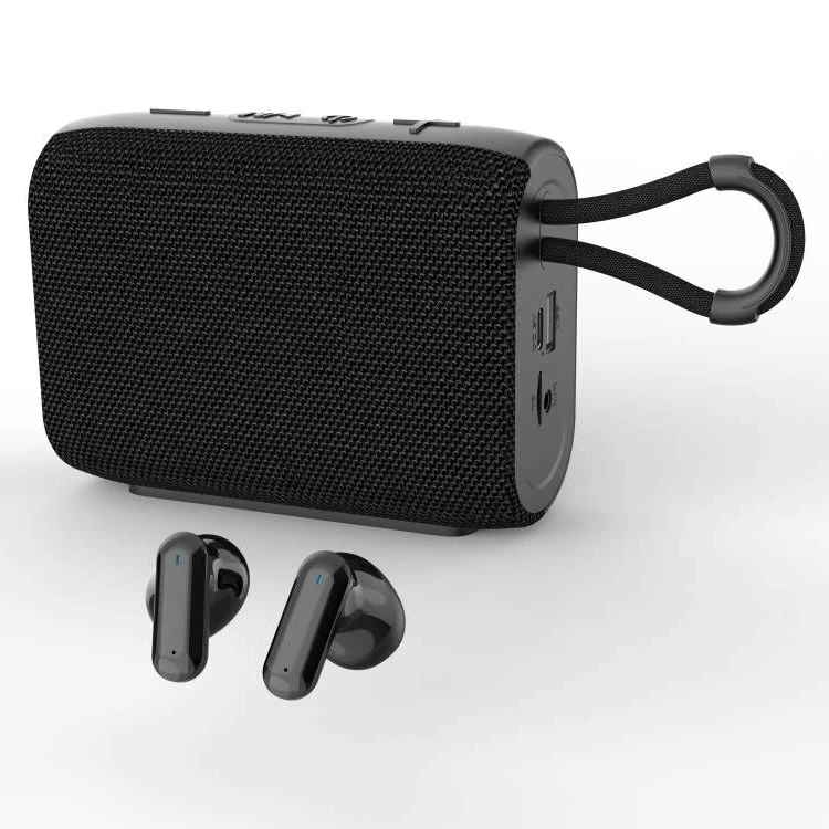 2 in 1 with Subwoofer 360 Surround Stereo Sound bluetooth Speakers Wireless  Earbuds