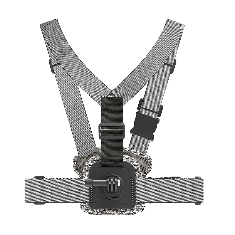 Dual Mounts Acamera Accessories Adjustable Elastic Harness Chest Strap Mount for GoPros and DJI Osmo Action Camera