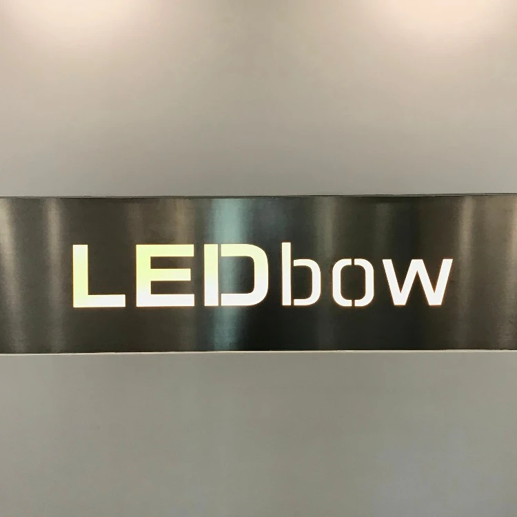  Светодиодная вывеска LEDbow любая погода алюминиевая рама высокая яркость легкая установка