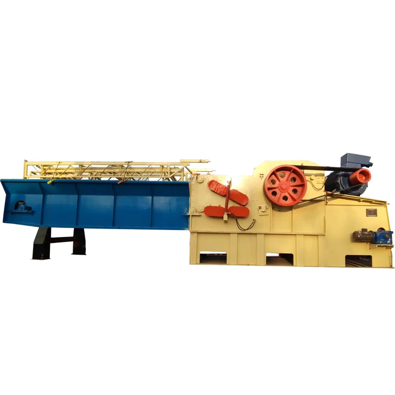 China Brand Biomass Wood Chips Crusher/ Heavy Duty Drum Wood Chipper Machine