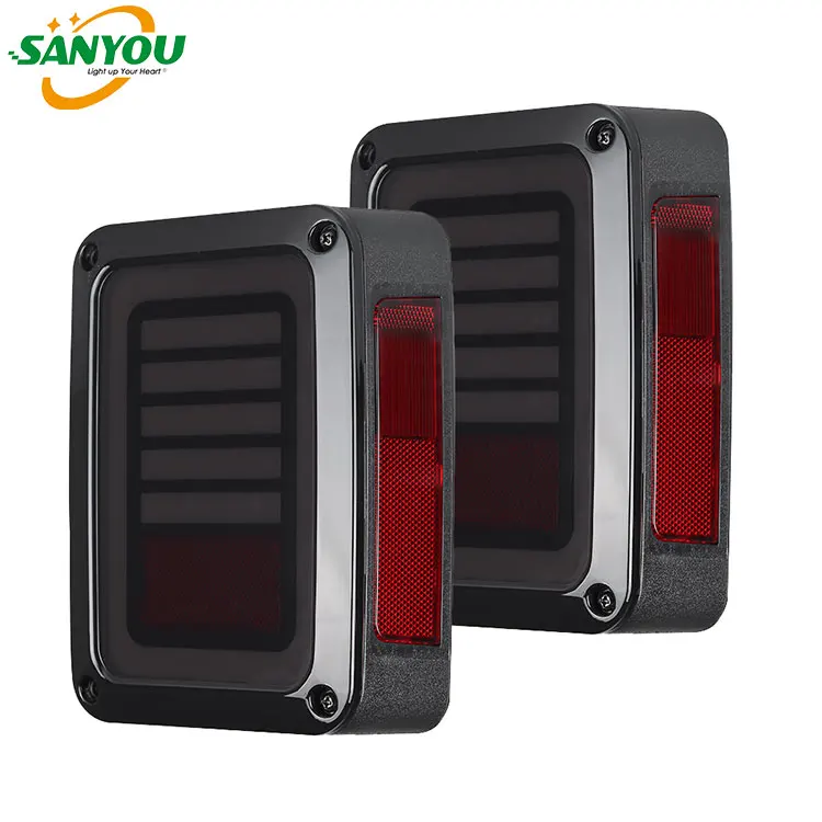 
SANYOU Factory Dropship Tail Light Rear Brake Light Replacement LED Tail Light For Jeep Wrangler 
